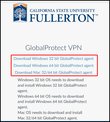Windows 32 Bit Globalprotect Agent
